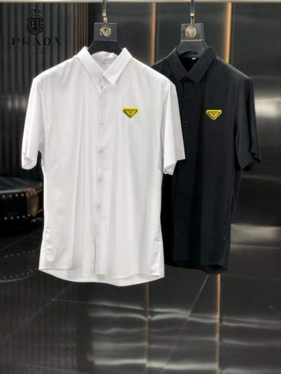 Picture of Prada  Shirts Short _SKUPradaShirtm-4xl25t0128743